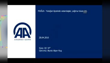 Yağmur duasına çıktılar