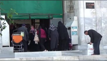 Bursalılar Ulucami'ye akın etti