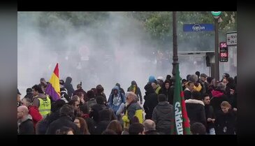 Fransa'da çalışma yasası protestosu