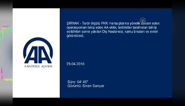 Teröristler hastane, kamu binaları ve evleri yakıyor
