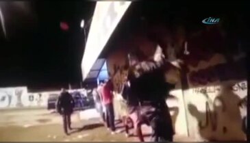 Polis şahsı böyle 'silkeledi'