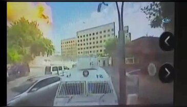 Gaziantep'teki patlama anı kameralarda