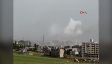Nusaybin'de patlama ve silah sesleri