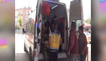 Bursa'da yaralı haldeyken babasını teselli etti