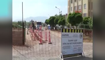 Doğalgaz kazı çalışmaları başladı