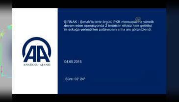 Teröristlerin vurulma anı kameraya yansıdı