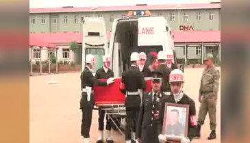Mardin Derik şehidi memleketine uğurlandı