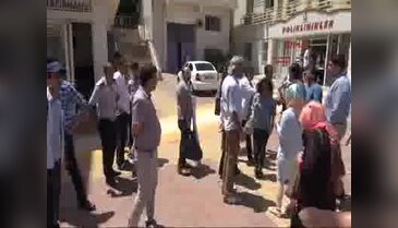 Balıklıgöl Hastanesi'nde afiş gerginliği
