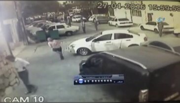 İki kişinin vurulduğu kavga kamerada