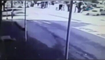 Şanslı yaya ölümden kıl payı kurtuldu