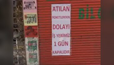 Kilis'te esnaf tepki için kepenk kapattı
