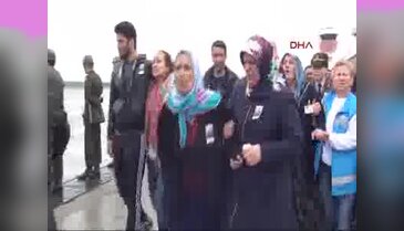Şehit annesinden oğluna yürek yakan karşılama