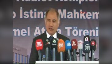 Bakanlar adalet sarayının temel atma törenine katıldı - 2