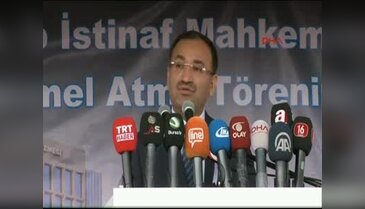 Bakanlar adalet sarayının temel atma törenine katıldı - 3