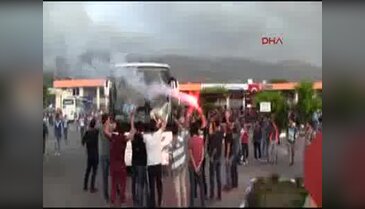 İskenderun'da coskulu asker kutlaması