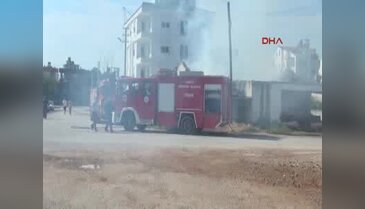 Metruk binada yangın