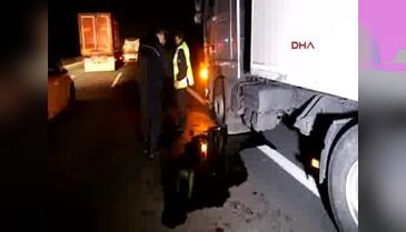 TIR sürücüsü yol vermedi, Vali korumaları ateş açtı!