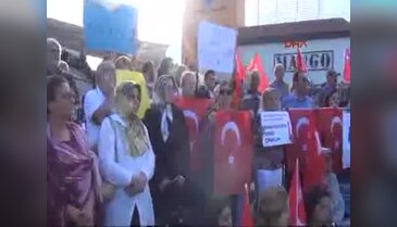 Mersin'de 'Kilis'e destek' eylemi