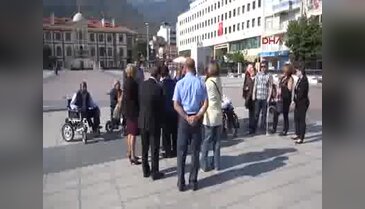 Manisa'daki törene katılım azlığı engellileri üzdü