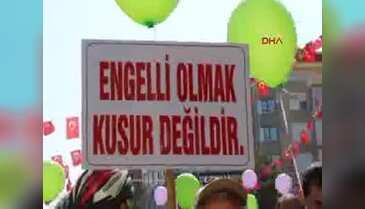 Burdur'da Engelliler Haftası kutlama etkinlikleri