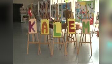 Özel öğrencilerin el işi eserleri sergilendi