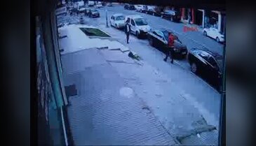 Bankayı soyduktan sonra böyle kaçtı!