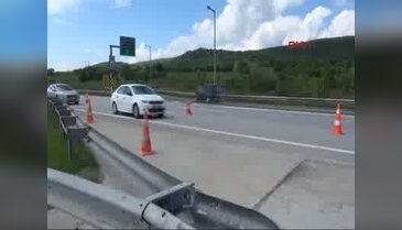 TEM'in Bolu Dağı Tüneli çıkışı ulaşıma kapatıldı