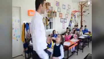 Sınıfta bostan ektiler