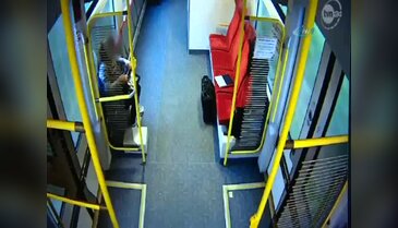 Tren kamyonu biçmeden 1 saniye öncesi