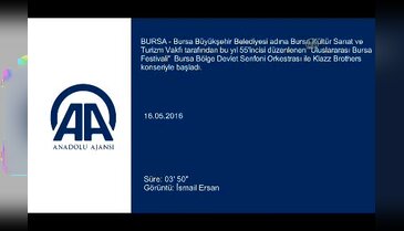 "55. Uluslararası Bursa Festivali" başladı