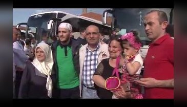 Bursa Teksas tribününden umre çıkarması