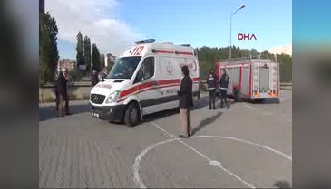 Kolundaki demirle birlikte hastaneye kaldırıldı