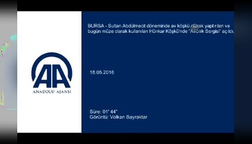 Bursa Hünkar Köşkü'nde "Avcılık Sergisi" açıldı