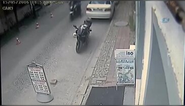 42 bin liralık motosikleti 10 saniyede böyle çaldılar