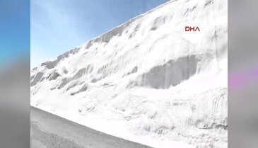 Muş Kurtik Dağı'nda kar kalınlığı 6 metre