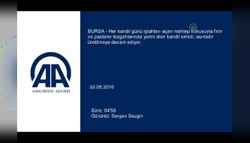 Bursa'da fırınlarda "kandil simidi" mesaisi