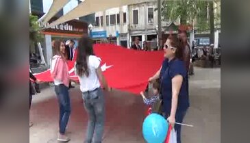 Ordu'da emekli astsubaylar ve şehit yakınlarından teröre tepki
