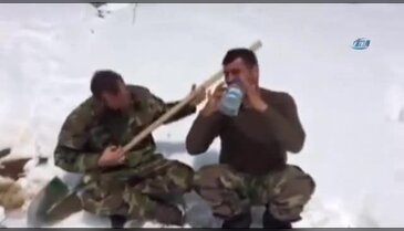 Şehidin son görüntüleri duygulandırdı