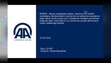 Merdiven altı üretilen dondurmalarda "buz kristalleri" tehlikesi