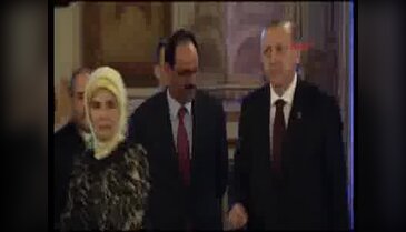 Erdoğan konuk liderler onuruna Dolmabahçe'de akşam yemeği verdi