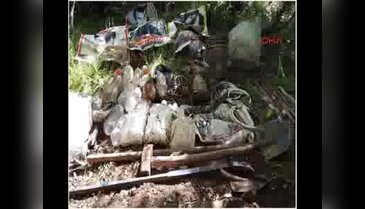 PKK'nın sığınağında doğum kontrol hapları ele geçirildi
