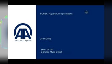 Bursa'da uyuşturucu tacirlerine şafak operasyonu!