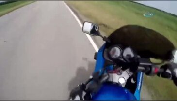 Panik butonuna basan motosikletli