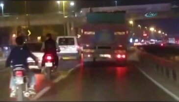 Motosikletlilerin ölümle dansı