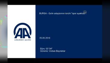 Bursa'da gelinlerin yeni tercihi: Spor gelin ayakkabısı
