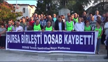 Bursa'da termik santral zaferini halayla kutladılar