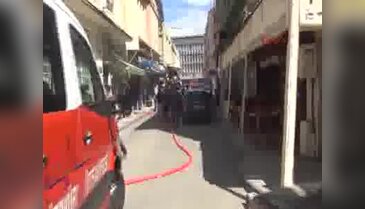 Restoranda korkutan yangın