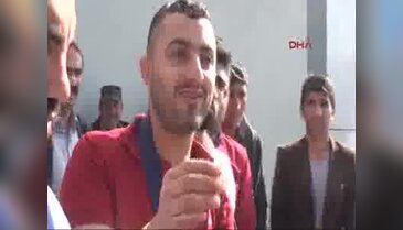 Gaziantep'te parasını alamayan işçilerden eylem