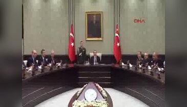 Milli Güvenlik Kurulu Toplantısı Cumhurbaşkanlığı Sarayı'nda başladı