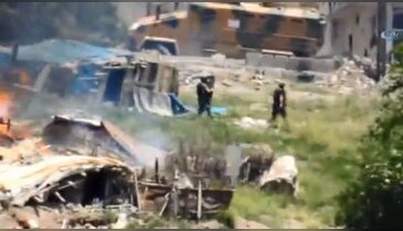 Asker ve polis omuz omuza didik didik arıyor